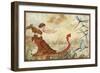 Girl Being Pulled Through the Water by May Flies-null-Framed Giclee Print