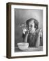 Girl Blowing Soap Bubbles-Gjon Mili-Framed Photographic Print