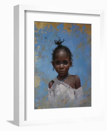 Girl Blue-Michael Jackson-Framed Giclee Print