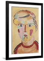 Girl, Bright in Appearance; Madchenkopf, Helle Erscheinung, 1916-Alexej Von Jawlensky-Framed Giclee Print