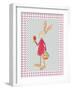 Girl Bunny with Egg and Basket-Effie Zafiropoulou-Framed Giclee Print