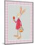 Girl Bunny with Egg and Basket-Effie Zafiropoulou-Mounted Giclee Print