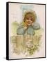 Girl, Buttercups, Daisies-Harriett M Bennett-Framed Stretched Canvas