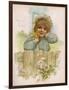 Girl, Buttercups, Daisies-Harriett M Bennett-Framed Art Print