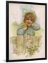 Girl, Buttercups, Daisies-Harriett M Bennett-Framed Art Print