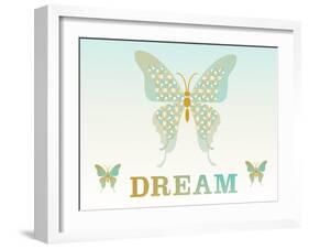 Girl Butterfly-Mindy Howard-Framed Giclee Print