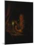 Girl by Candlelight-Godfried Schalcken-Mounted Giclee Print