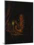 Girl by Candlelight-Godfried Schalcken-Mounted Giclee Print