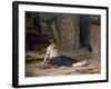 Girl by the Fireside, 1867-Frank Holl-Framed Giclee Print