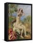 Girl by the Sea-Pierre-Auguste Renoir-Framed Stretched Canvas