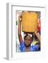 Girl carrying a heavy load, St. Louis, Senegal-Godong-Framed Photographic Print