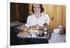 Girl Carrying Tray of Barbecue Items-William P. Gottlieb-Framed Photographic Print