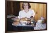 Girl Carrying Tray of Barbecue Items-William P. Gottlieb-Framed Photographic Print