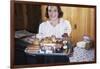 Girl Carrying Tray of Barbecue Items-William P. Gottlieb-Framed Photographic Print