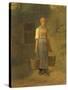 Girl Carrying Water-Jean Francois Millet-Stretched Canvas