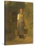 Girl Carrying Water-Jean Francois Millet-Stretched Canvas