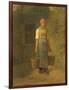 Girl Carrying Water-Jean Francois Millet-Framed Art Print