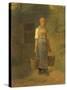Girl Carrying Water-Jean Francois Millet-Stretched Canvas