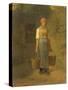 Girl Carrying Water-Jean Francois Millet-Stretched Canvas