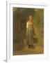 Girl Carrying Water-Jean Francois Millet-Framed Art Print