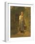 Girl Carrying Water-Jean Francois Millet-Framed Art Print