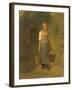 Girl Carrying Water-Jean Francois Millet-Framed Art Print