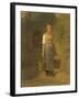 Girl Carrying Water-Jean Francois Millet-Framed Art Print