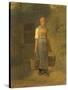 Girl Carrying Water-Jean Francois Millet-Stretched Canvas