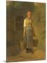 Girl Carrying Water-Jean Francois Millet-Mounted Art Print