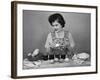 Girl Coloring Easter Eggs-Philip Gendreau-Framed Photographic Print