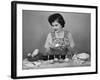 Girl Coloring Easter Eggs-Philip Gendreau-Framed Photographic Print
