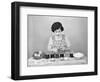 Girl Coloring Easter Eggs-Philip Gendreau-Framed Photographic Print