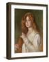 Girl Combing Her Hair-Pierre-Auguste Renoir-Framed Giclee Print