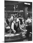 Girl Croupier at Harrah's Club-Nat Farbman-Mounted Photographic Print