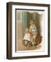 Girl Cuts Hair C1890-Marie Seymour Lucas-Framed Photographic Print