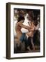 Girl Defending Herself Against Love-William Adolphe Bouguereau-Framed Art Print