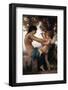 Girl Defending Herself Against Love-William-Adolphe Bouguereau-Framed Art Print