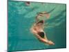 Girl Diving in the Swimming Pool-Netfalls Remy Musser-Mounted Photographic Print