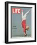 Girl Doing Handstand on Skateboard, May 14, 1965-Bill Eppridge-Framed Photographic Print