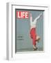 Girl Doing Handstand on Skateboard, May 14, 1965-Bill Eppridge-Framed Photographic Print