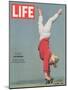 Girl Doing Handstand on Skateboard, May 14, 1965-Bill Eppridge-Mounted Photographic Print