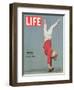 Girl Doing Handstand on Skateboard, May 14, 1965-Bill Eppridge-Framed Photographic Print