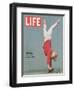 Girl Doing Handstand on Skateboard, May 14, 1965-Bill Eppridge-Framed Photographic Print