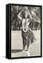 Girl Doing Hula, Hawaii-null-Framed Stretched Canvas