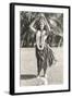 Girl Doing Hula, Hawaii-null-Framed Art Print