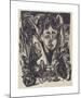 Girl Dreaming-Ernst Ludwig Kirchner-Mounted Premium Giclee Print