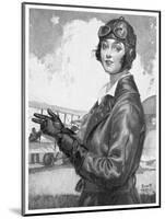 Girl Dressed for the Air-Emmett Watson-Mounted Art Print