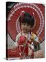 Girl Dressed in Kimono, Shichi-Go-San Festival (Festival for Three, Five, Seven Year Old Children)-null-Stretched Canvas