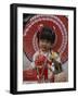 Girl Dressed in Kimono, Shichi-Go-San Festival (Festival for Three, Five, Seven Year Old Children)-null-Framed Photographic Print