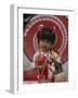 Girl Dressed in Kimono, Shichi-Go-San Festival (Festival for Three, Five, Seven Year Old Children)-null-Framed Photographic Print